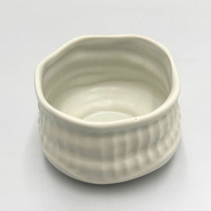 Shirayuki Matcha Bowl Mino Ware Japanese Ceramic Tea Bowl Chawan Φ11cm Made in Japan