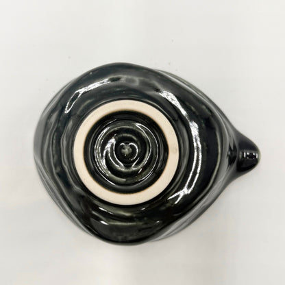 Oribe Katakuchi Matcha Bowl Mino Ware Japanese Ceramic Tea Bowl Handcrafted in Japan