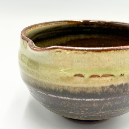 Japanese Mino Ware Matcha Bowl Charamaki Katakuchi Pottery Handcrafted Tea Ceremony Cup Japan Made