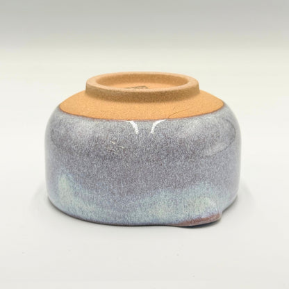 Japanese Handmade Matcha Bowl Katakuchi Haigasumi Ash Mist 350ml Ceramic Tea Ceremony