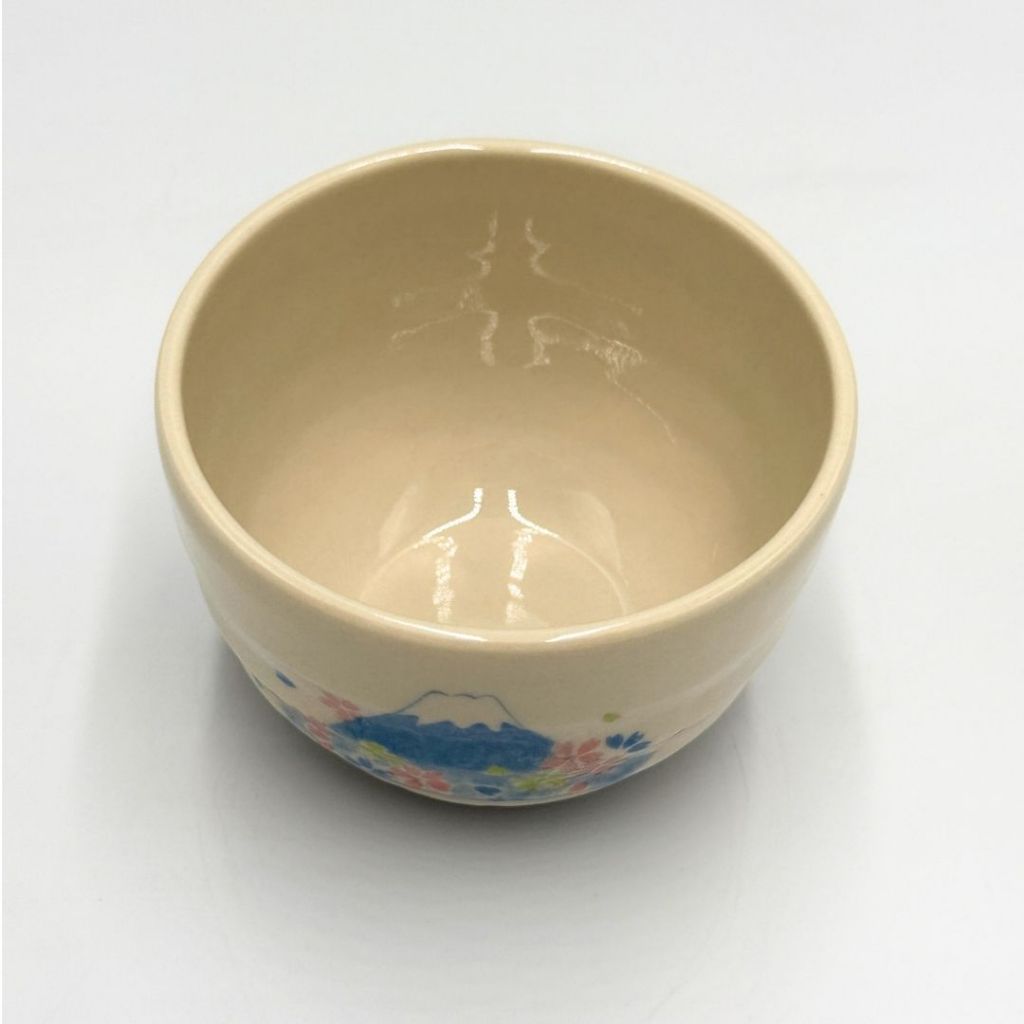Fuji Mini Matcha Bowl Japanese Ceramic Chawan 280cc Tea Ceremony Handcrafted in Japan