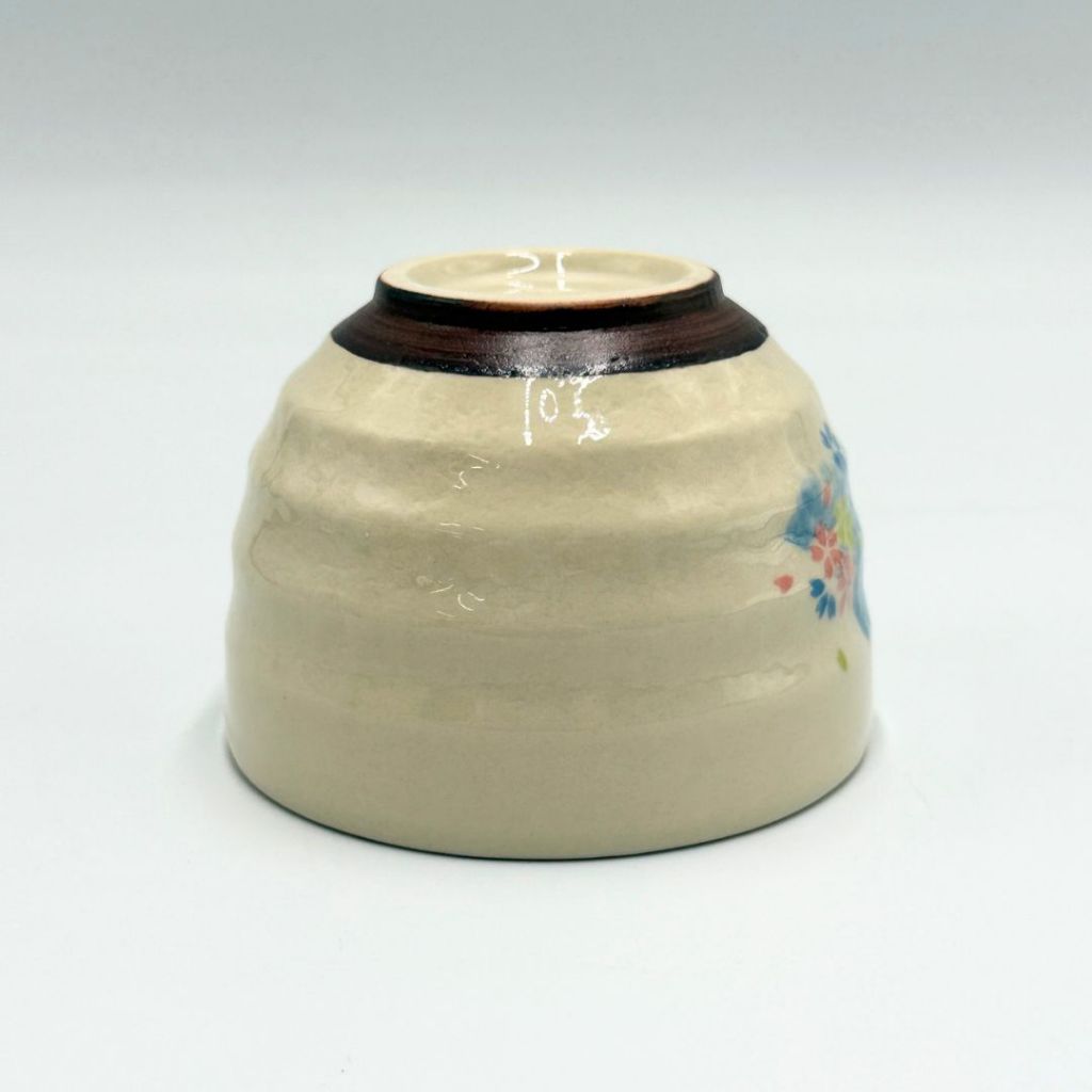 Fuji Mini Matcha Bowl Japanese Ceramic Chawan 280cc Tea Ceremony Handcrafted in Japan