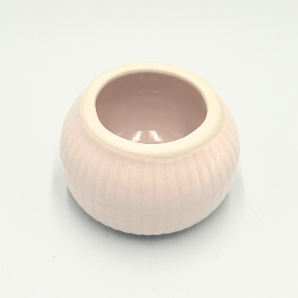 Japanese Mino Ware Peach Pink Chasen Stand Holder Porcelain Matcha Tea Whisk Reshaper Made in Japan