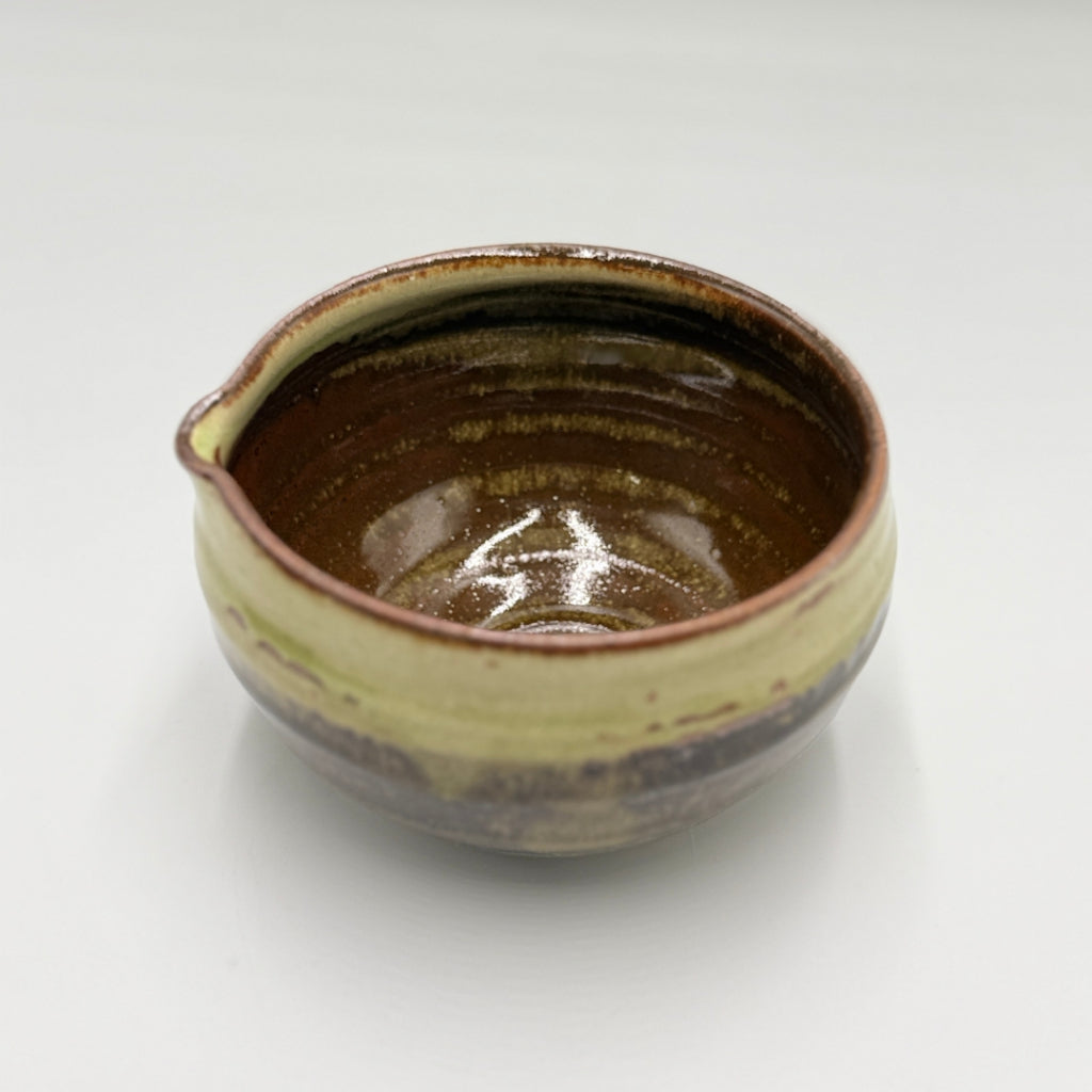 Japanese Mino Ware Matcha Bowl Charamaki Katakuchi Pottery Handcrafted Tea Ceremony Cup Japan Made