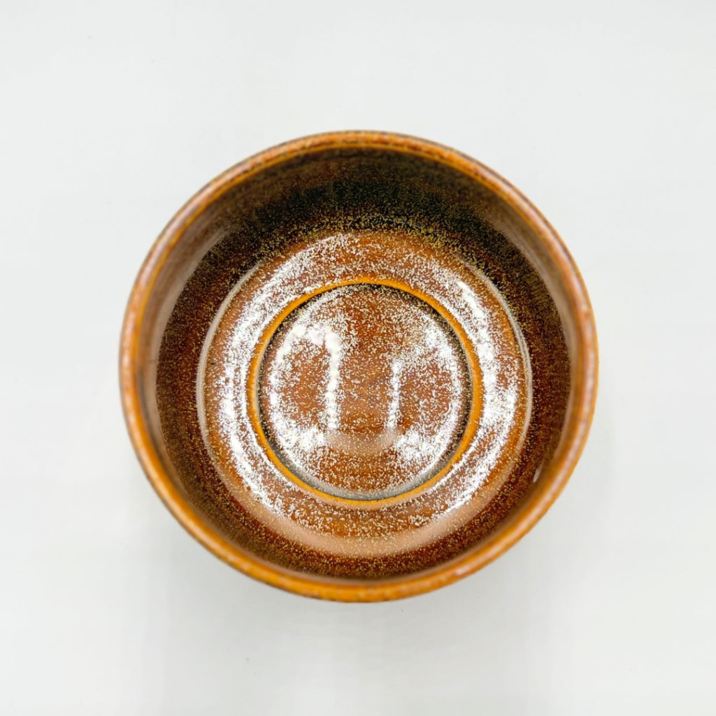 Japanese Mino Ware Matcha Bowl Ame Crystal Glaze Porcelain Chawan Tea Ceremony Made in Japan