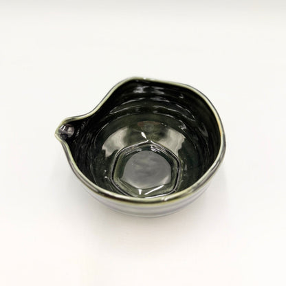 Japanese Mino Ware Matcha Bowl Set 5pcs - Chasen Whisk Chashaku Scoop Tea Strainer Katakuchi