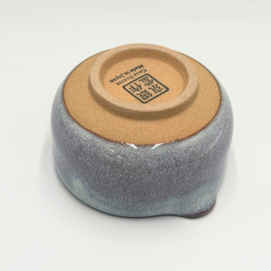 Japanese Handmade Matcha Bowl Katakuchi Haigasumi Ash Mist 350ml Ceramic Tea Ceremony