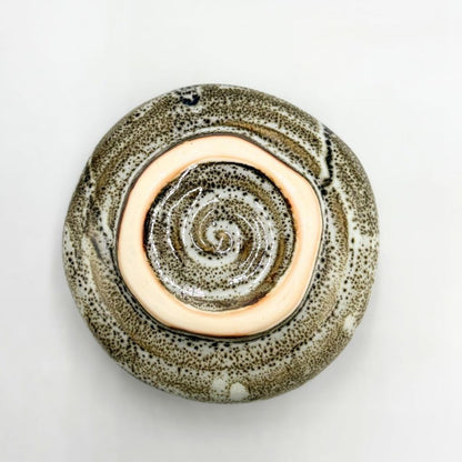 Mino Yaki Matcha Bowl Yuzu White Japanese Ceramic Tea Cup Chawan Made in Japan