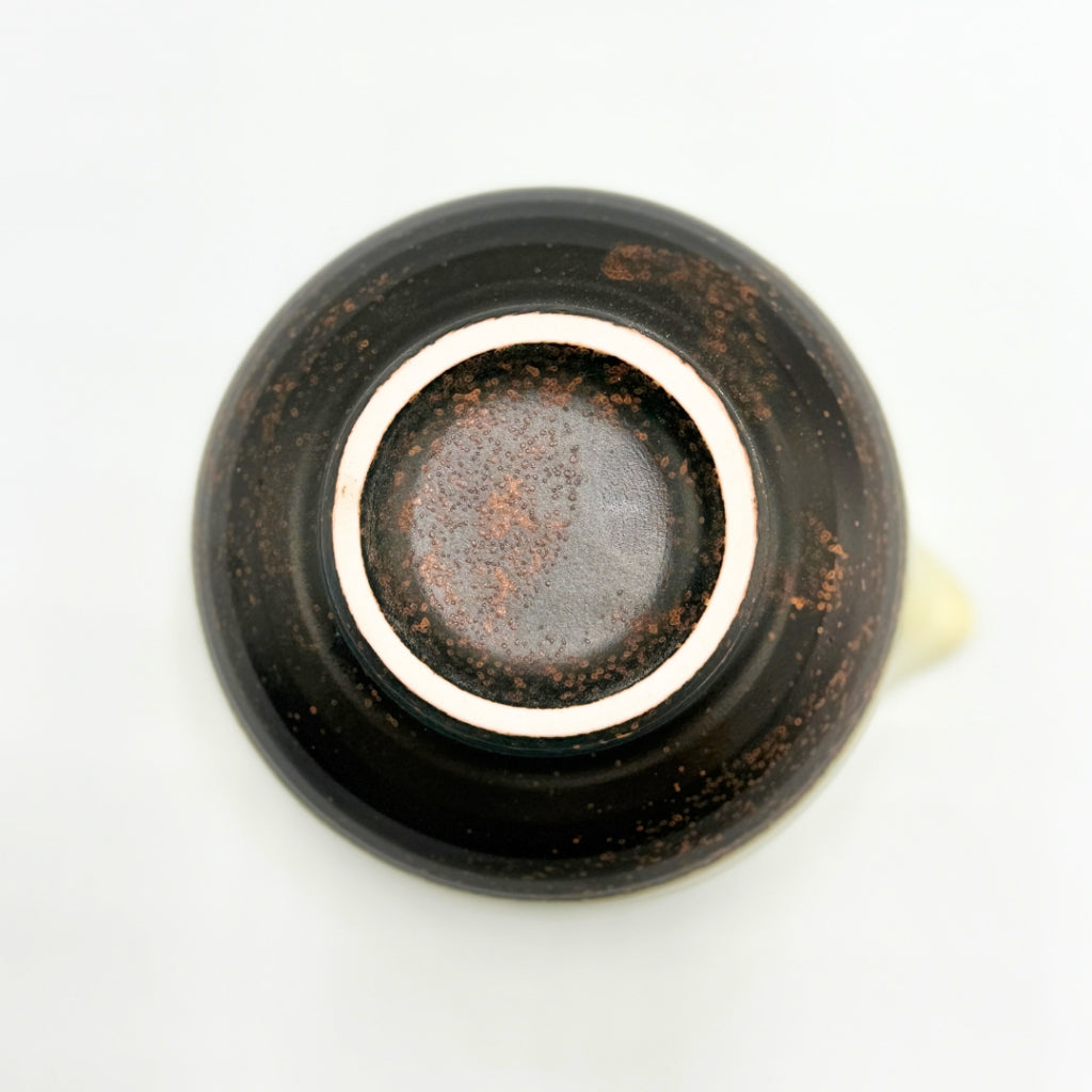 Japanese Mino Ware White Glaze Katakuchi Matcha Bowl Handcrafted Ceramic Tea Cup Made in Japan