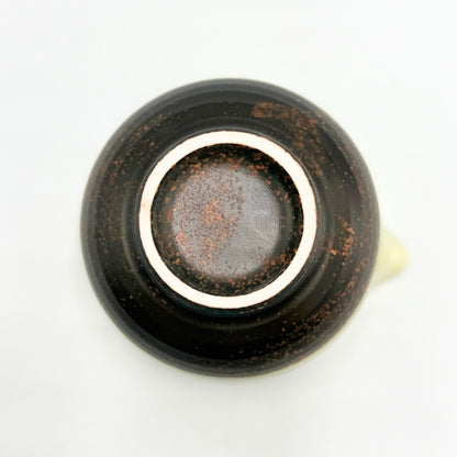 Japanese Mino Ware White Glaze Katakuchi Matcha Bowl Handcrafted Ceramic Tea Cup Made in Japan