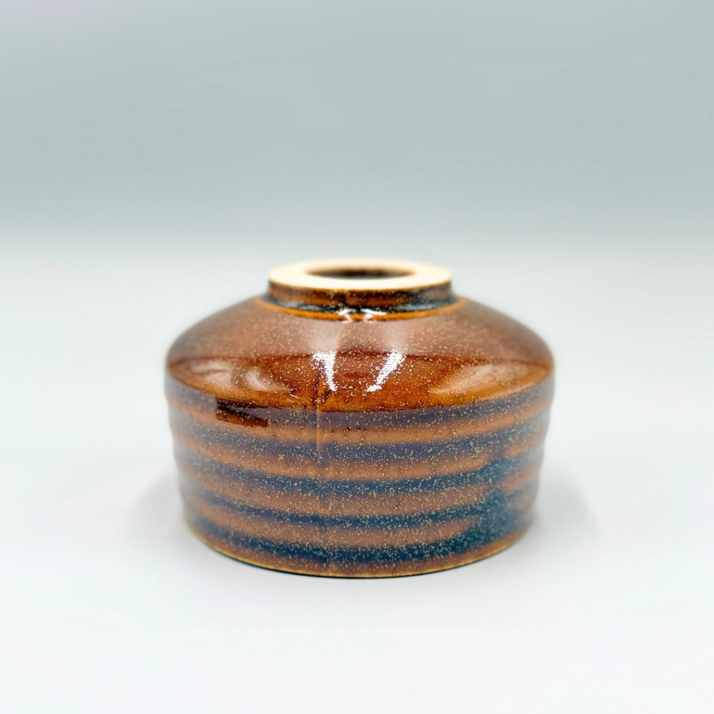 Japanese Mino Ware Matcha Bowl Ame Crystal Glaze Porcelain Chawan Tea Ceremony Made in Japan