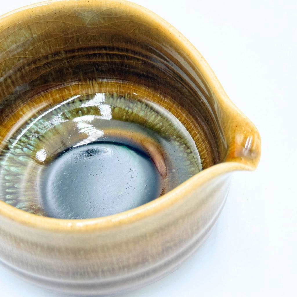 Koyo Katakuchi Matcha Bowl Mino Ware Handcrafted Japanese Ceramic Tea Bowl Made in Japan