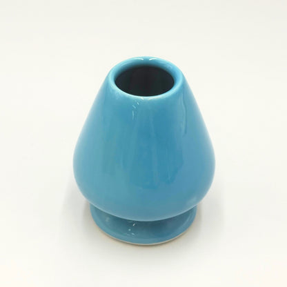 Chasen Reshaper Mino Ware Made in Japan | Matcha Whisk Holder Stand Blue Ceramic Tea Ceremony