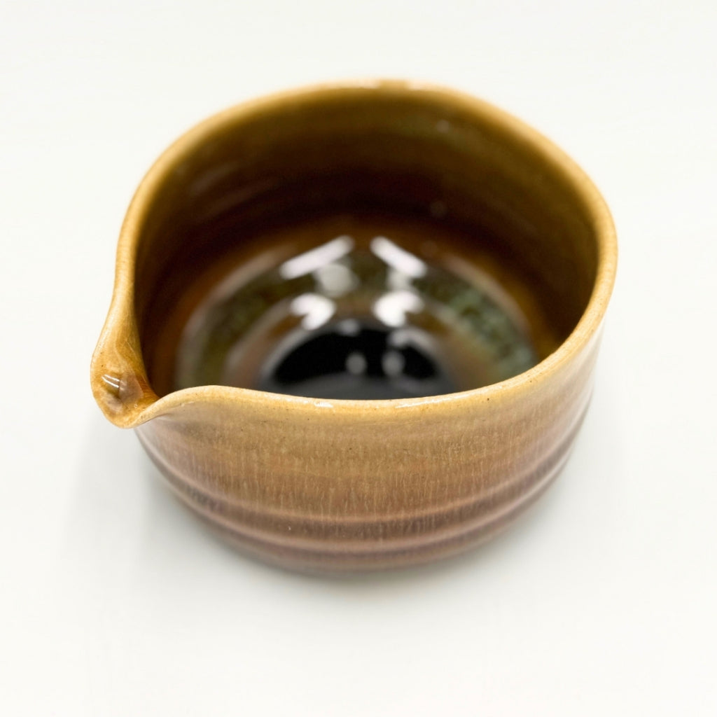 Koyo Katakuchi Matcha Bowl Mino Ware Handcrafted Japanese Ceramic Tea Bowl Made in Japan