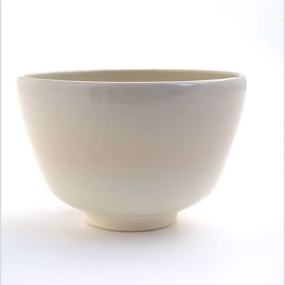 Kyo Kiyomizu Ware Matcha Bowl Iris & Flowing Water Design | Japanese Ceramic Tea Bowl