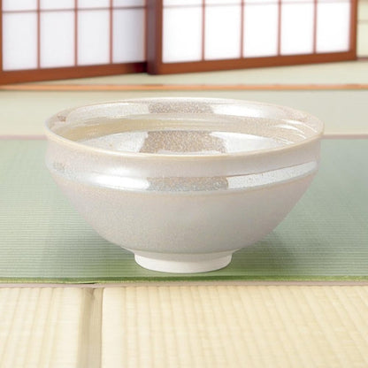 Japanese Mino Ware Kyo-Style Matcha Tea Bowl, 13 × 6.5 cm, Ceramic, Made in Japan
