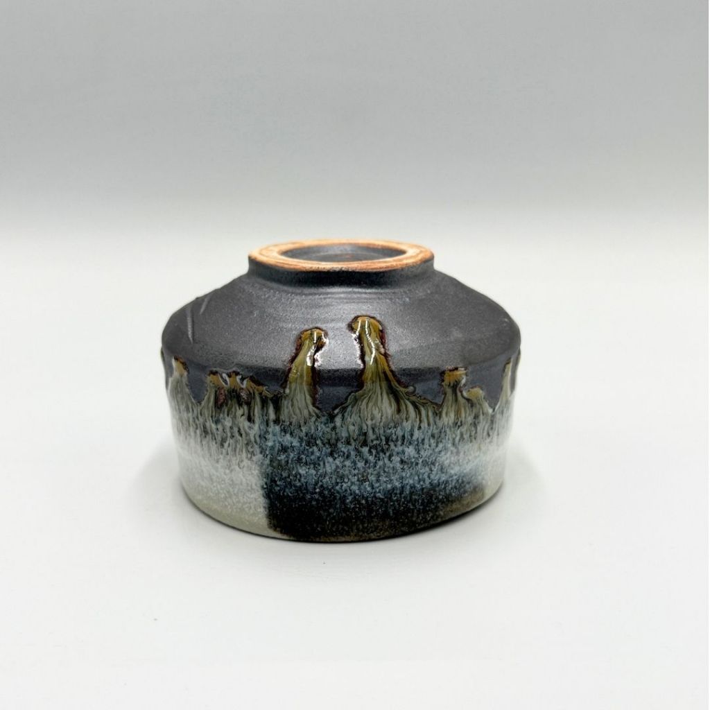 Yukidare Matcha Bowl Mino Ware Japanese Handcrafted Chawan Tea Ceremony Ceramic Made in Japan