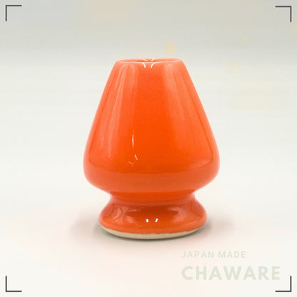 Chasen Reshaper Mino Ware Made in Japan | Tea Whisk Keeper Orange Matcha Accessory