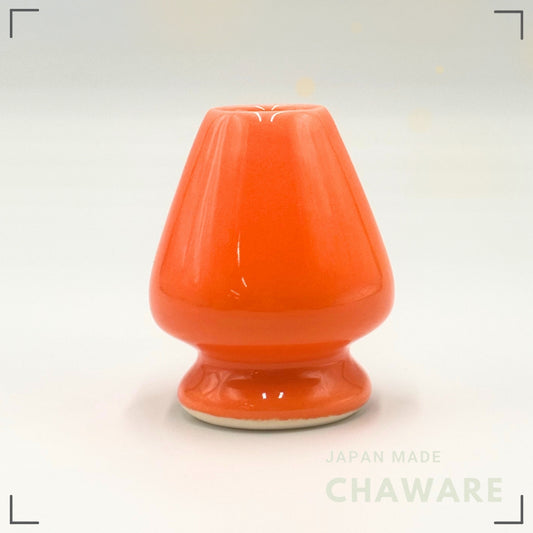 Chasen Reshaper Mino Ware Made in Japan | Tea Whisk Keeper Orange Matcha Accessory