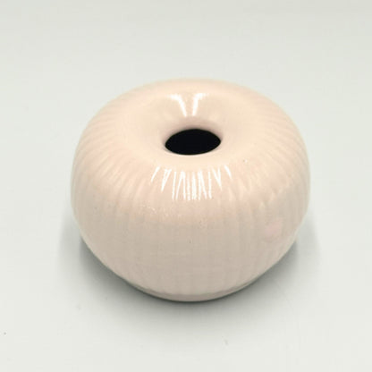 Japanese Mino Ware Peach Pink Chasen Stand Holder Porcelain Matcha Tea Whisk Reshaper Made in Japan