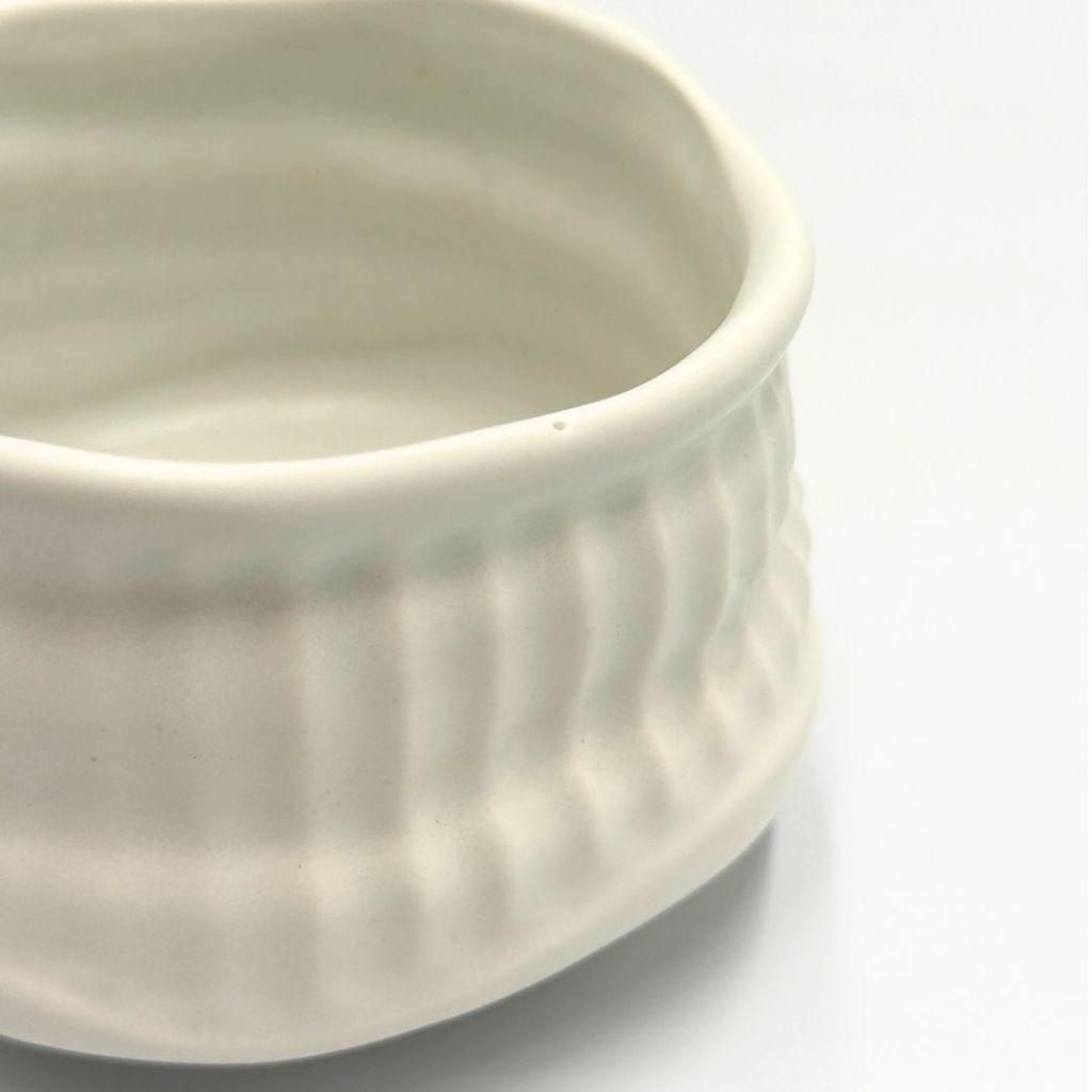Shirayuki Matcha Bowl Mino Ware Japanese Ceramic Tea Bowl Chawan Φ11cm Made in Japan