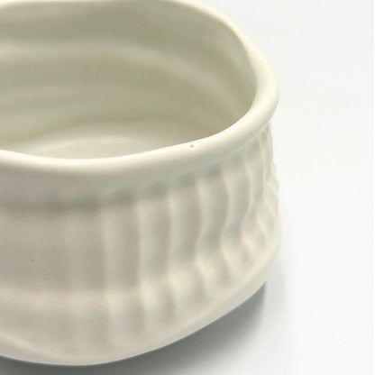 Shirayuki Matcha Bowl Mino Ware Japanese Ceramic Tea Bowl Chawan Φ11cm Made in Japan
