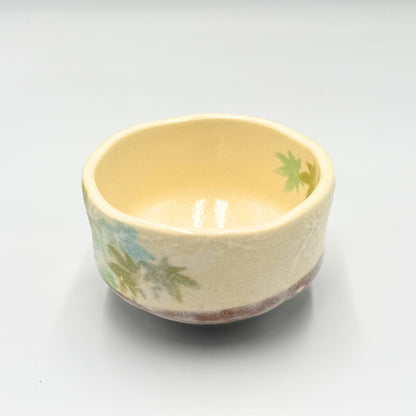 Aokaede Mini Matcha Bowl Mino Ware Japanese Ceramic Tea Bowl Handcrafted in Japan Φ9.4cm