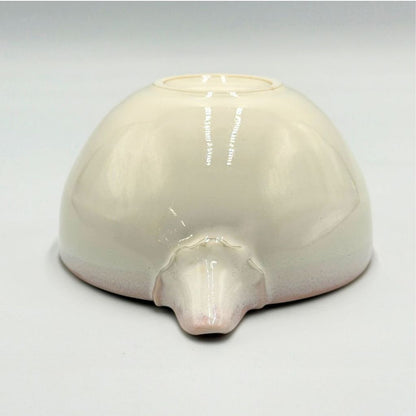 Harukaze Katakuchi Matcha Bowl Small - Mino Ware Japanese Porcelain Tea Bowl with Spout