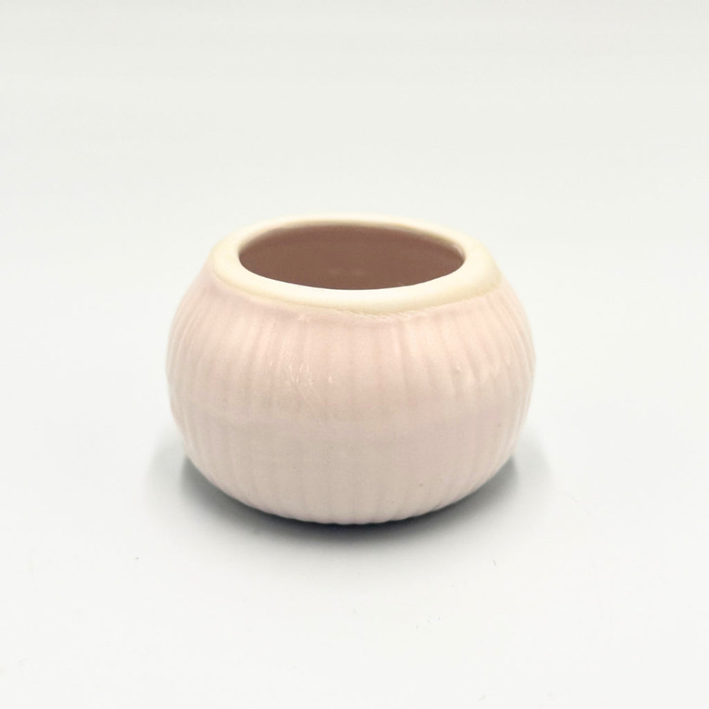 Japanese Mino Ware Peach Pink Chasen Stand Holder Porcelain Matcha Tea Whisk Reshaper Made in Japan