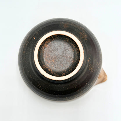 Japanese Mino Ware Peach Glaze Katakuchi Matcha Bowl | Handcrafted Ceramic Tea Bowl Made in Japan