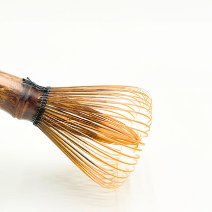 Chikumeido Sabun Black Bamboo Long Handle Chasen Matcha Whisk Muddle Made in Japan
