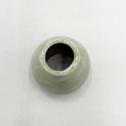 Mino Ware Green Shino Tataki Chasen Reshaper Stand Japanese Matcha Tea Ceremony Whisk Holder Japan