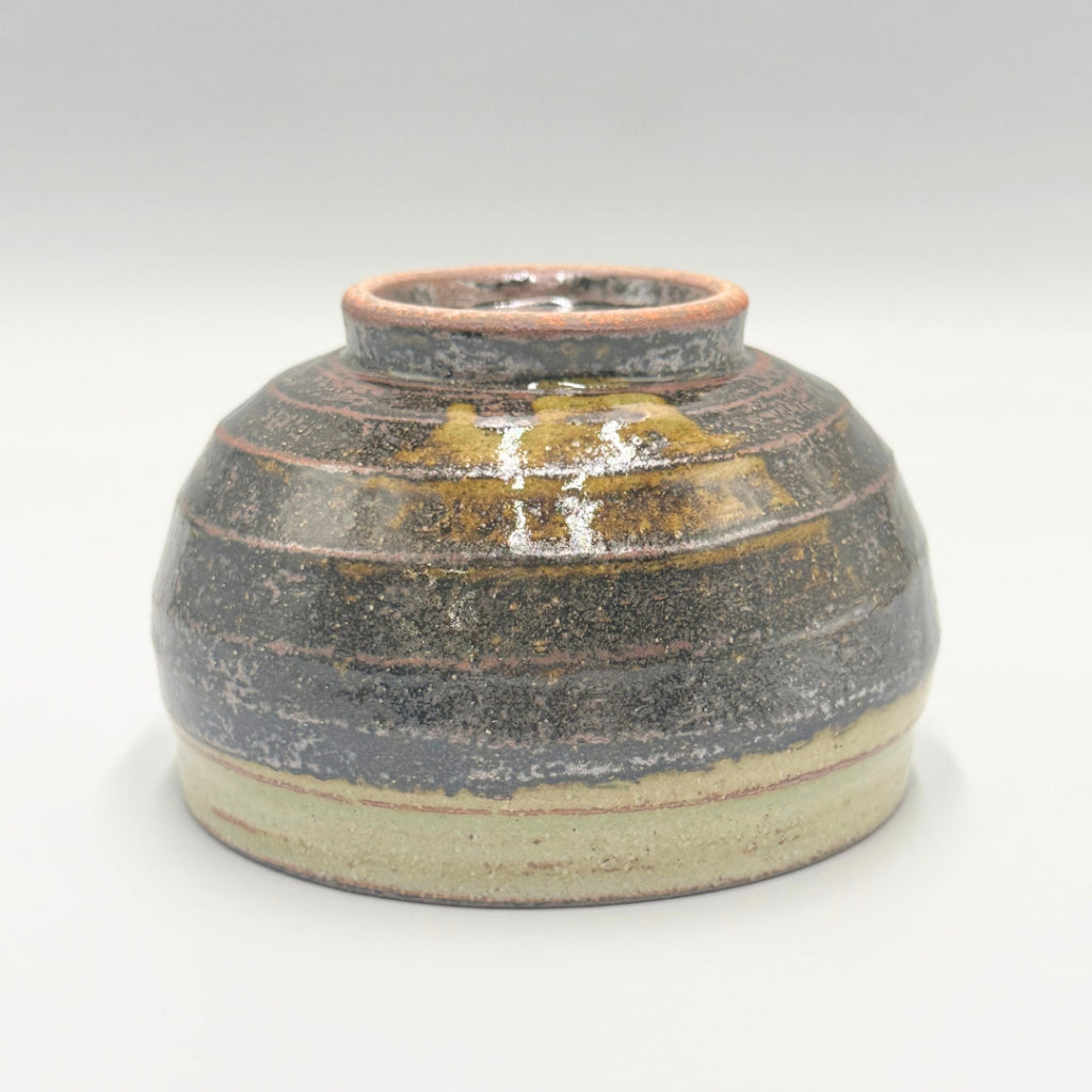 SAI-KATAKUCHI Matcha Bowl Sumigasumi Mino Ware Handcrafted Japanese Ceramic Tea Bowl 600ml