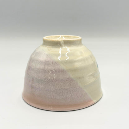 Japanese Mino Ware Matcha Bowl Mt Fuji Design Handmade Pouring Spout Tea Ceremony Latte Art